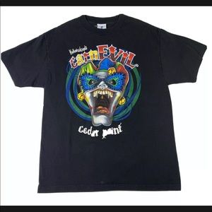 Vintage Cedar Point Carnevil T Shirt
